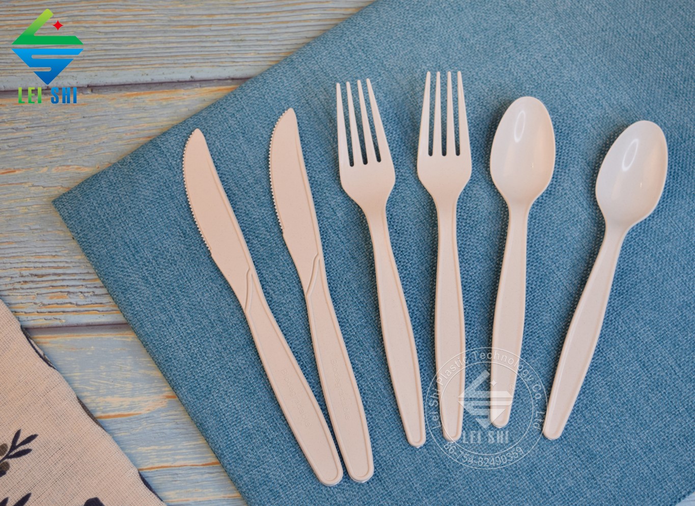 Bamboo Disposable Cutlery Set