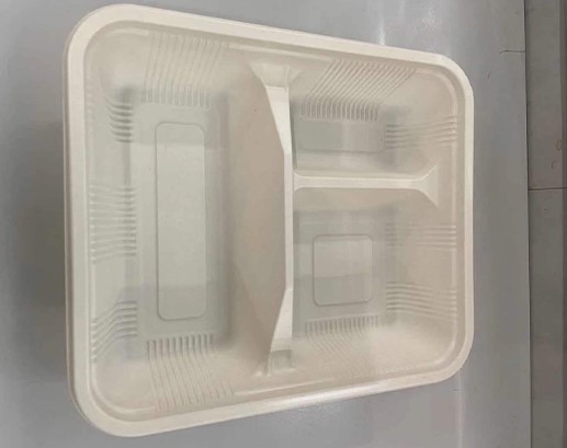disposable 3 compartment food box