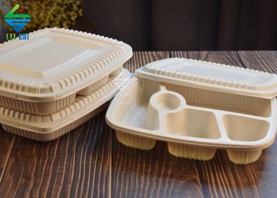 degradable five-compartment lunch box