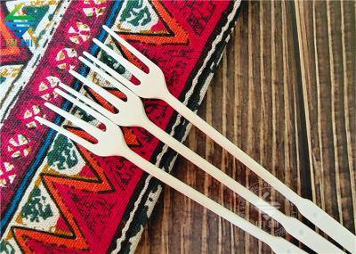 Bamboo biodegradable material non plastic disposable cutlery fork coffee mixing stick