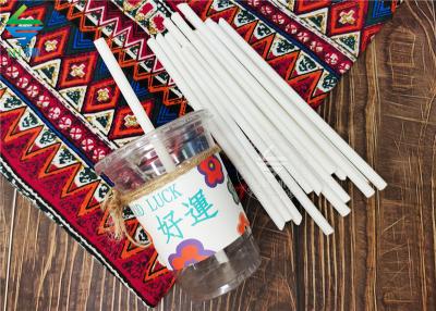 Bamboo biodegradable material compostable drinking straws 8*210mm