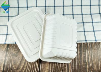 Bamboo biodegradable material degradable food container lunch box