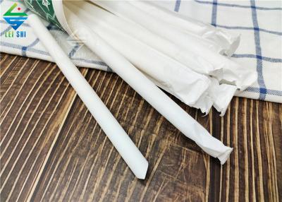 Bamboo biodegradable material compostable big drinking straws 12*190mm