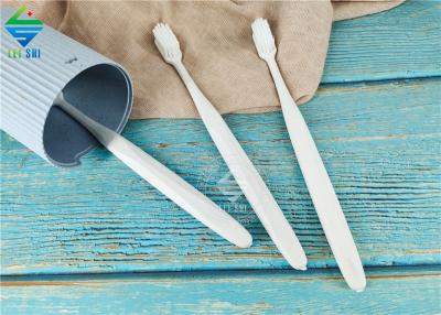 Bamboo biodegradbale material degradable white colour toothbrush